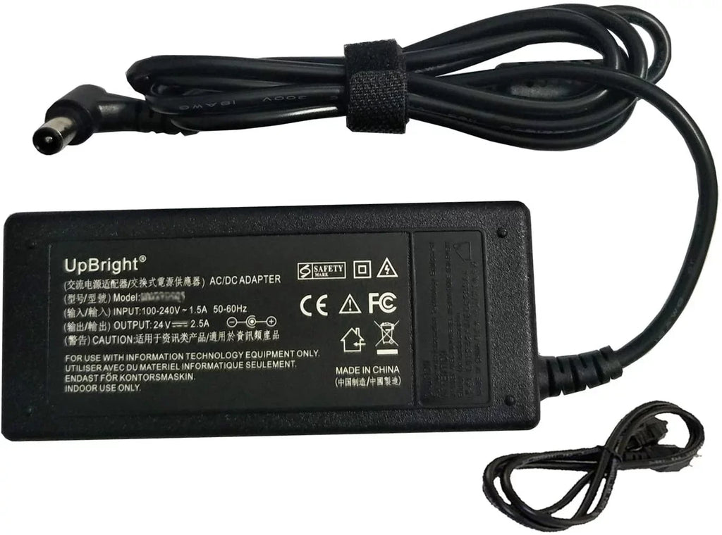 UpBright Global DC24V Adapter For Sizeamsung A6024 A 6024 A6024_DSizeM A6024DSizeM Sizeoundbar Sizepeaker 24V 60W 24.0V 2.5A - 3A 24VDC 60 Watt Sizewitching Power Sizeupply Cord Cable