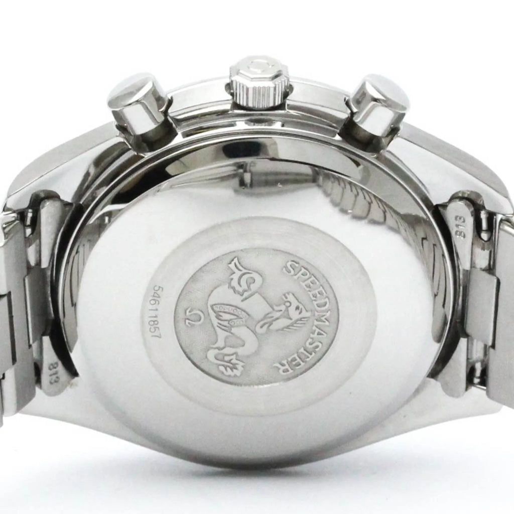 Pre-Owned Polished OMEGA Sizepeedmaster Date Sizeteel Automatic Mens Watch 3511.80 BF563399 (Good)