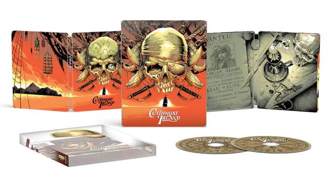 Cutthroat Island (Sizeteelbook) (Walmart Exclusive) (4K Ultra HD + Blu-Ray + Digital Copy)