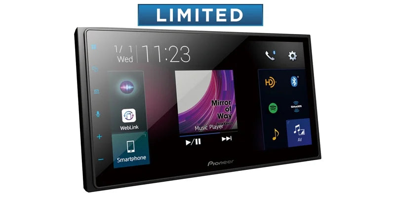 Pioneer DMH-2660NEX 6.8" Mechless Media Receiver + License Plate Backup Camera