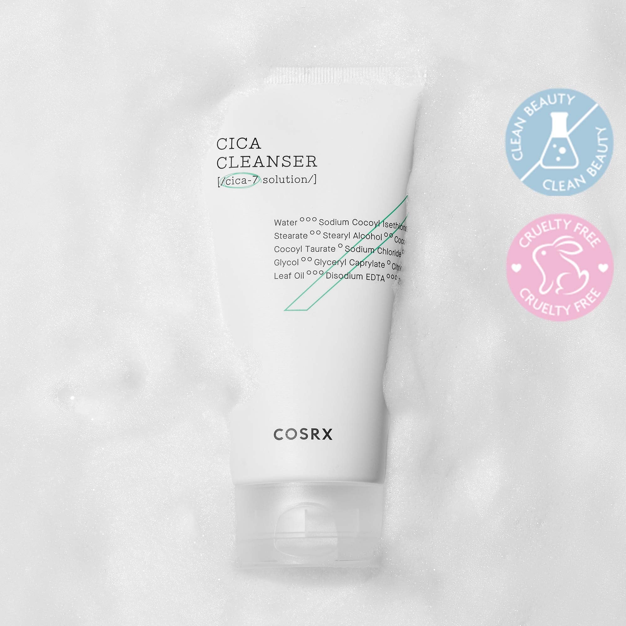Cosrx Pure Fit Cica Cleanser, 5.07 Fl.Oz / 150Ml | Centella | Cruelty Free.