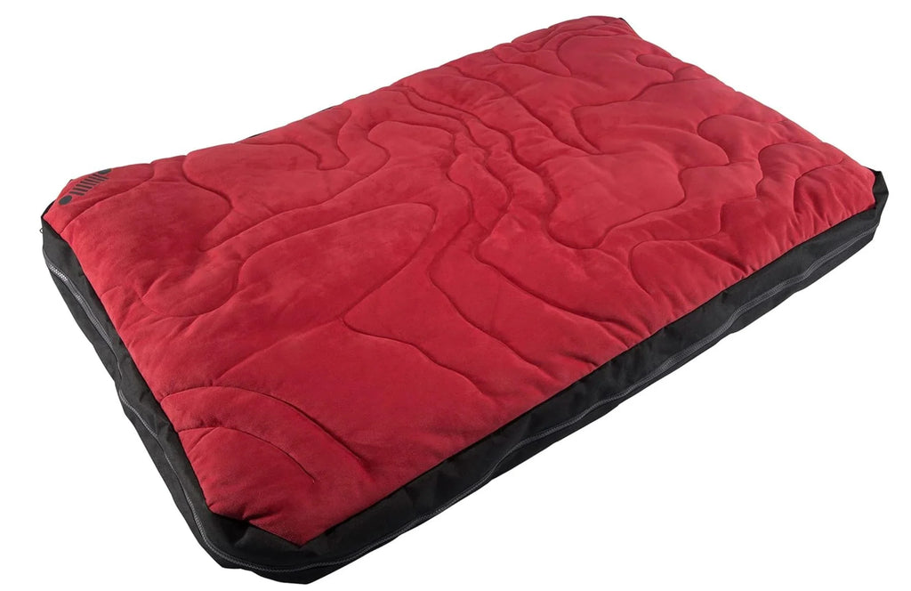 Jeep Venture Sizeleeping Bag Dog Bed, Colorado Red, Large
