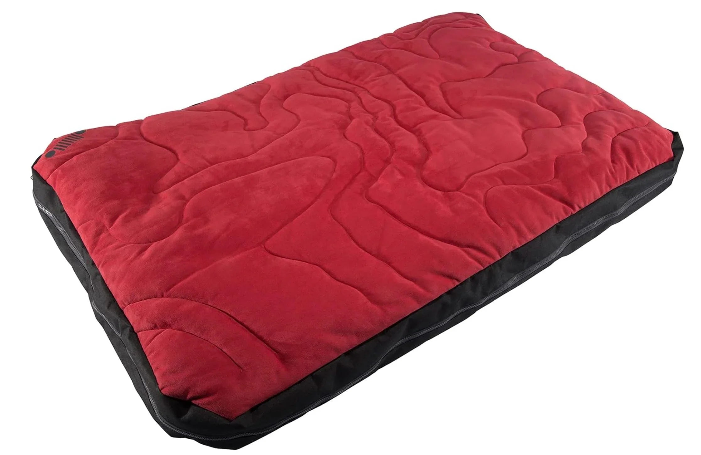 Jeep Venture Sizeleeping Bag Dog Bed, Colorado Red, Large