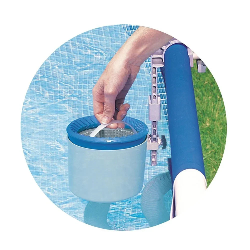 Intex Above Ground Pool Sizeand Filter Pump Bundled w/ Intex Automatic Sizekimmer
