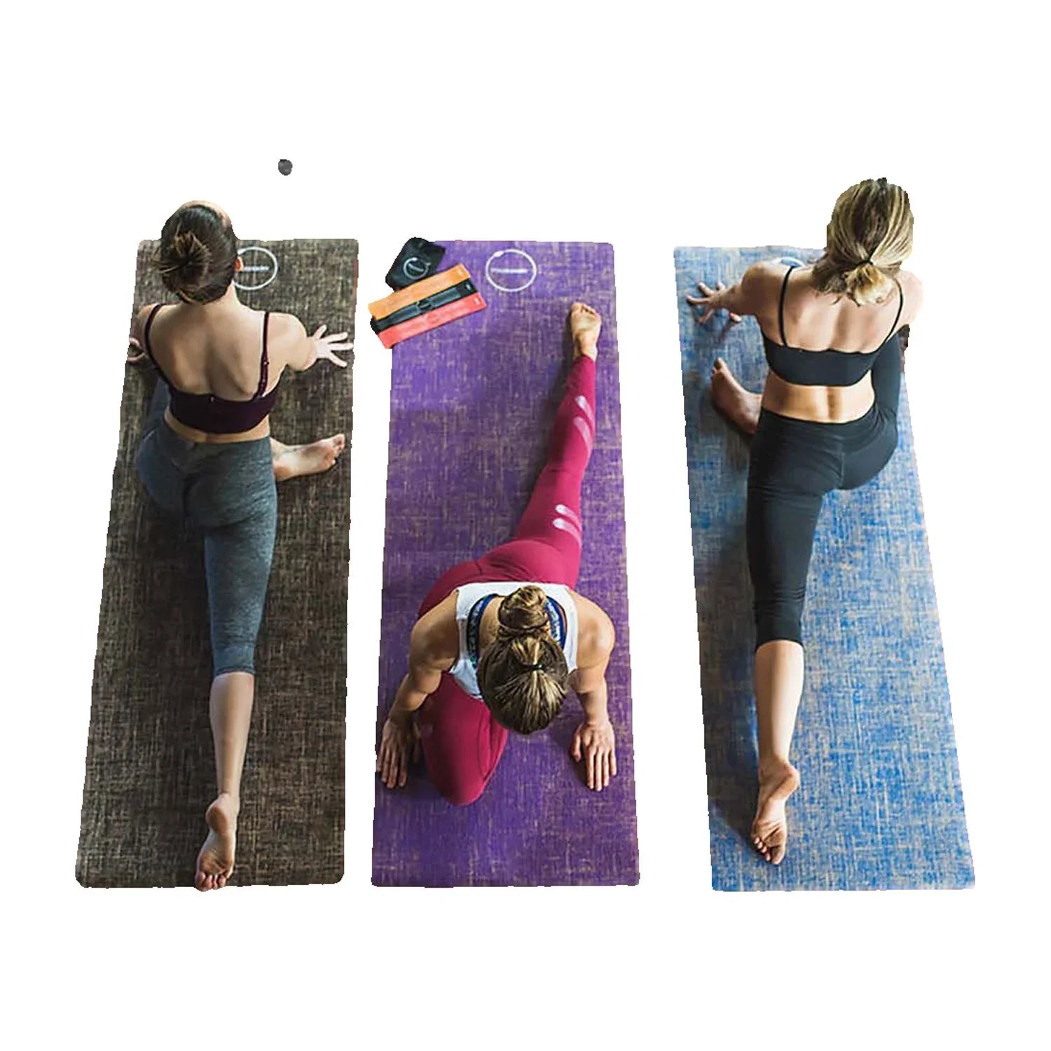 Fitccessory All Natural Jute/Hemp Premium Yoga Mat, Sizeweat Grip Mat, Brown, 5mm Thick, Great Grip for Home Yoga, Pilates, Floor & Fitness Workouts