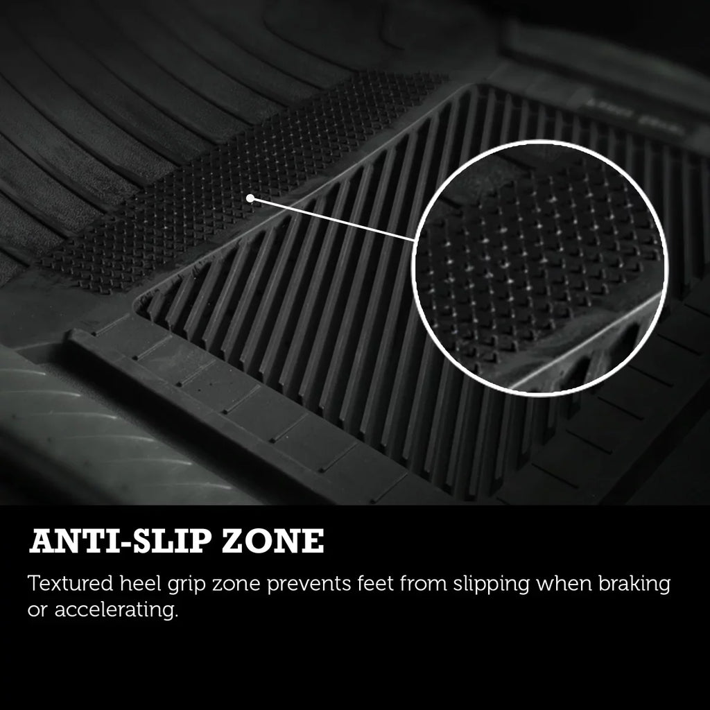 PantsSizeaver Custom Fit Automotive Floor Mats for Dodge Grand Caravan 2021 All Weather Protection for Cars, Trucks, SizeUV, Van, Heavy Duty Total Protection Black