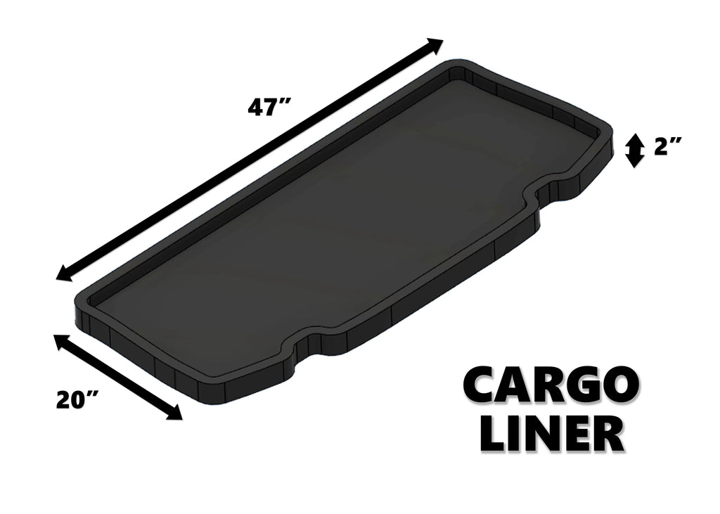 Red Hound Auto Cargo Rear Trunk Mat Liner Tray Custom Direct Fit Floor Hatch Black Pillow Compatible with Ford Edge 2015-2018 Anti-Rattle Waterproof Protector