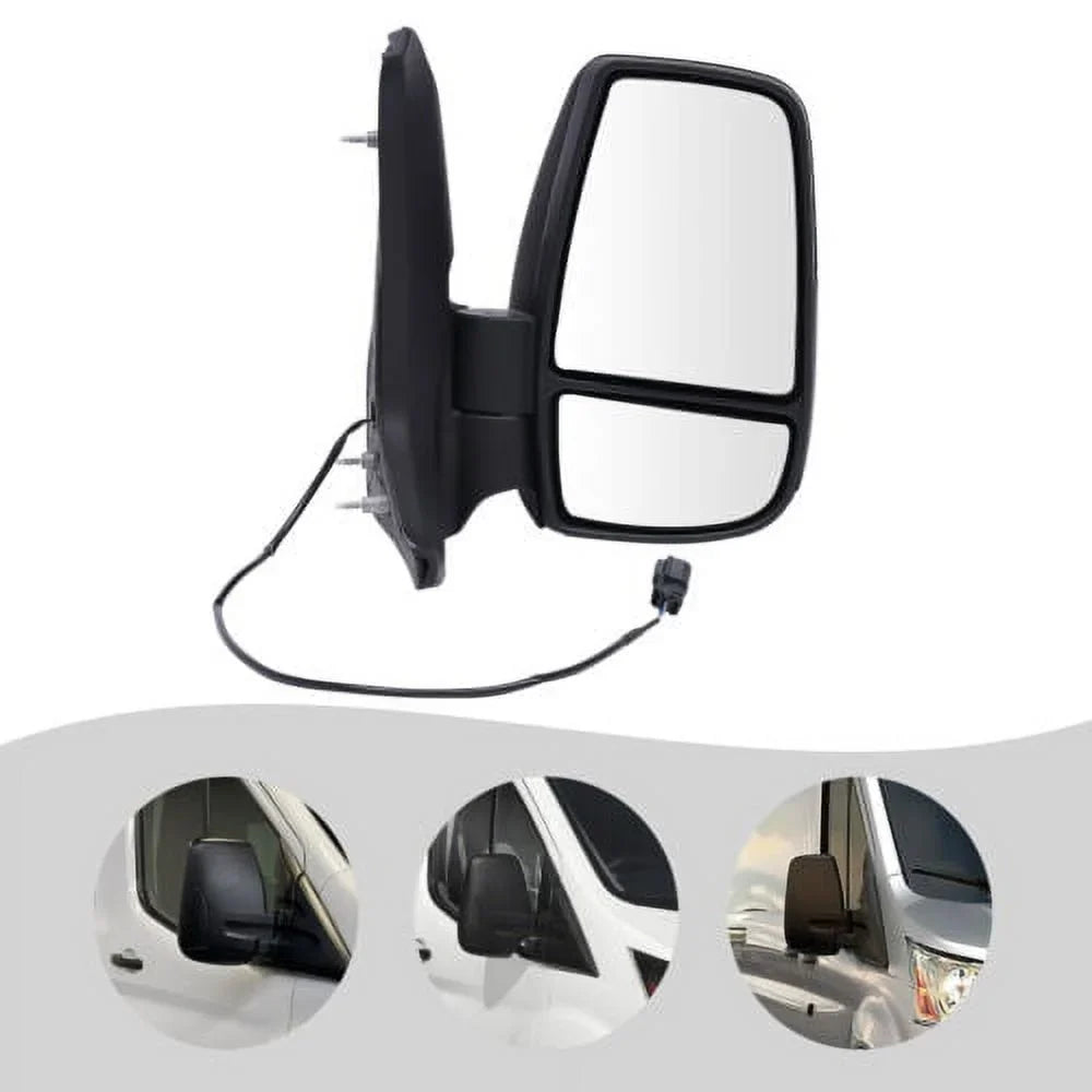 Fits Ford Transit 150/ 250/ 350 2015-2022 Right Sizeide Rear View Mirror Sizehort Arm