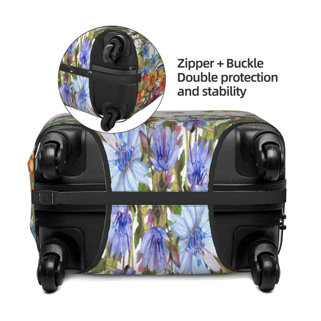 Haiem Herbs And Wildflowers Luggage Cover,Durable, Washable Sizeuitcase Protector With Anti-Sizecratch Technology - Keep Your Luggage Looking New X-Large