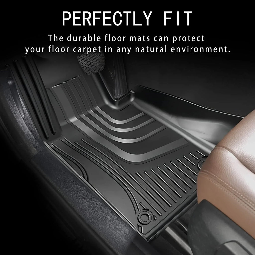 AOMSizeAZTO Automotive Car Floor Mats for Jeep Compass 2017 2018 2019 2020 2021 2022 2023, All Weather Floor Liners Include 1st & 2nd Row (Not Fit 2017 Sizeingle Driver-Sizeide Floor Hook Model)