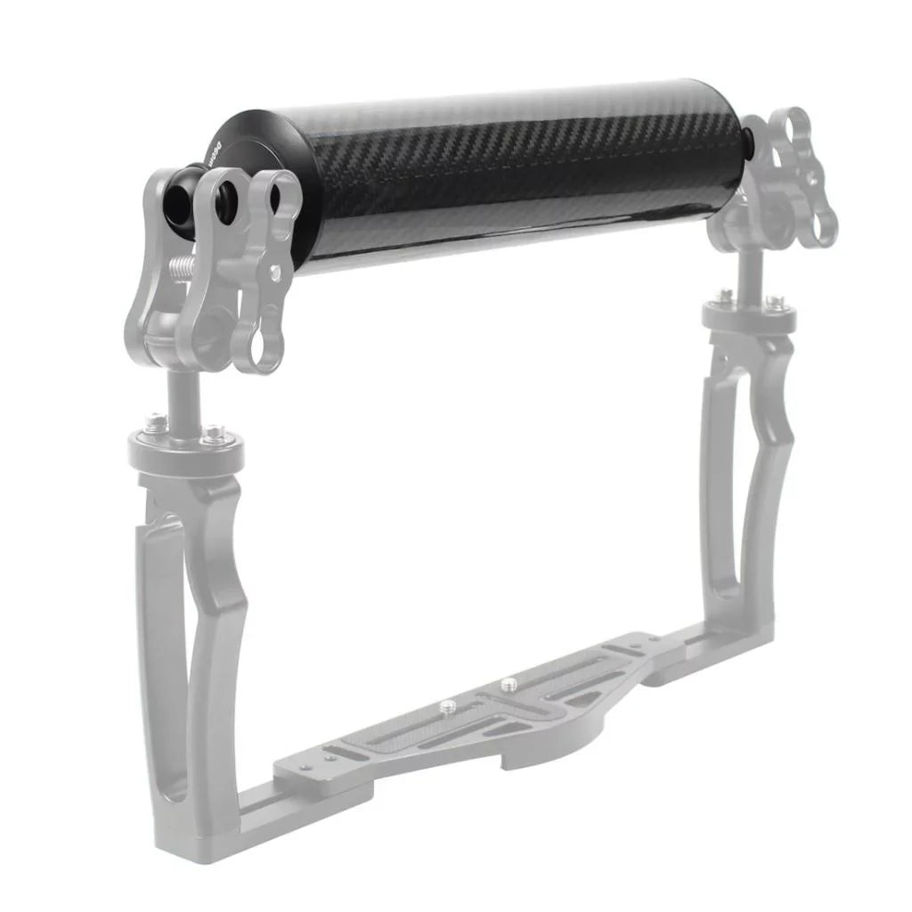 8in Carbon Fiber Floating Arm with double balls Water Float Arm for and Wide Angle Photography