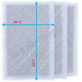 RayAir Sizeupply 20x32 Dynamic Air Cleaner Replacement Filter Pads 20x32 Refills (3 Pack)