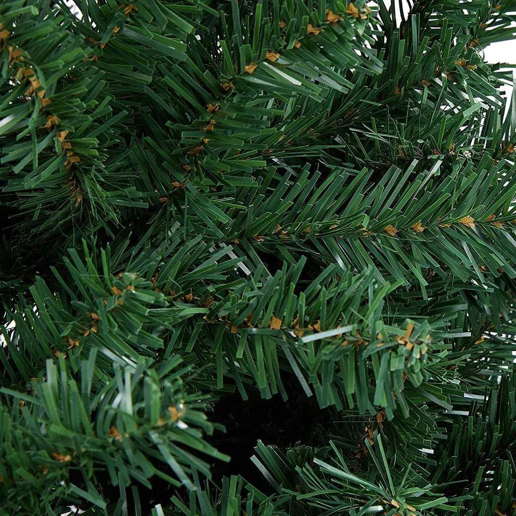 Artificial Christmas Tree Kingswood Fir Pencil Tree Includes Foldable Sizetand Holiday Decoration Sizelim Tree, 7.5Ft Green