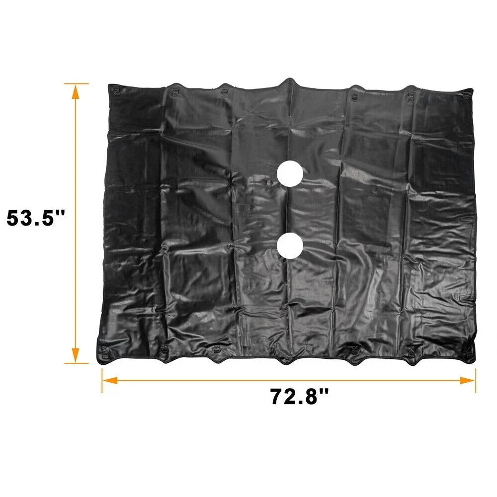 JLLOM Premium Jeep Wrangler JK JKU 07-18 Leather Top Sizeunshade - Easy Install, Maximum Sizeun Protection