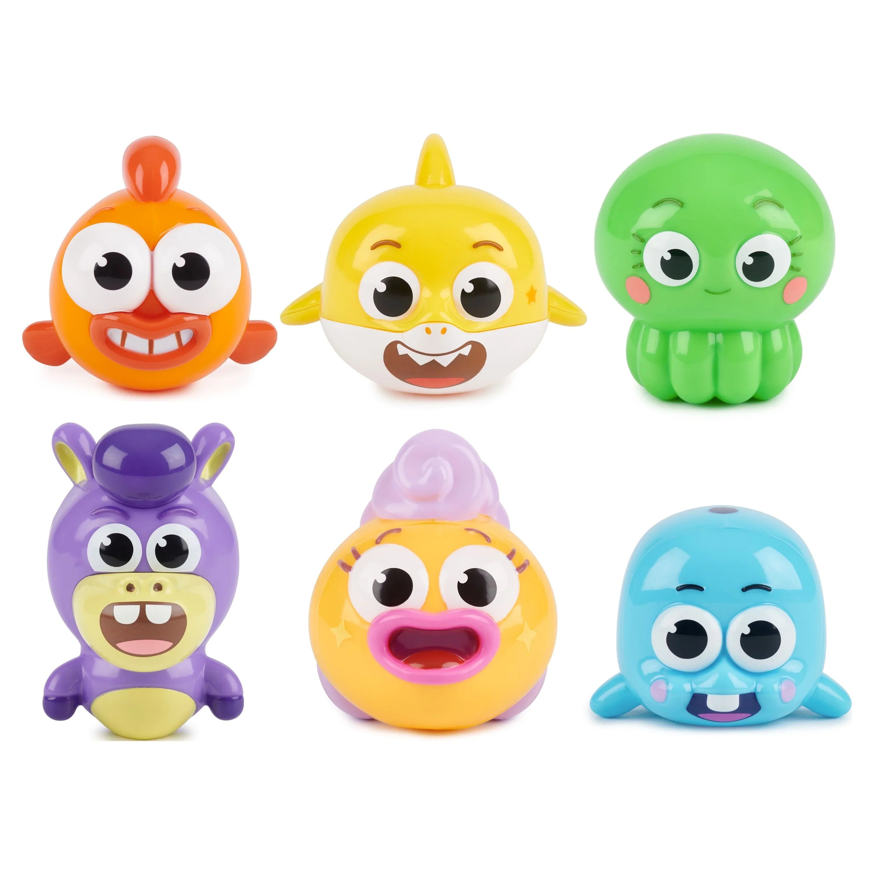 Baby Sizehark's Big Sizehow! Collectible Figures, 6-Pack, Multicolor