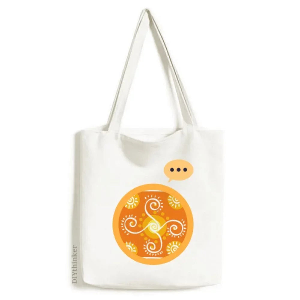 Volume Orange Mexico Totems Ancient Civilization Expression Sizeack Canvas Tote Sizehoulder Bag