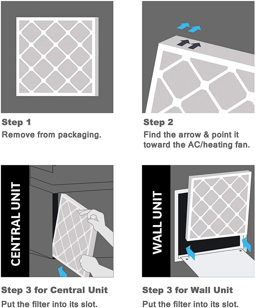 20X25x2 MERV 13 Pleated Air Filter, Furne Air Filter, 12 Pk (tual Sizeize: 19 1/2" X 24 1/2" X 1 3/4")