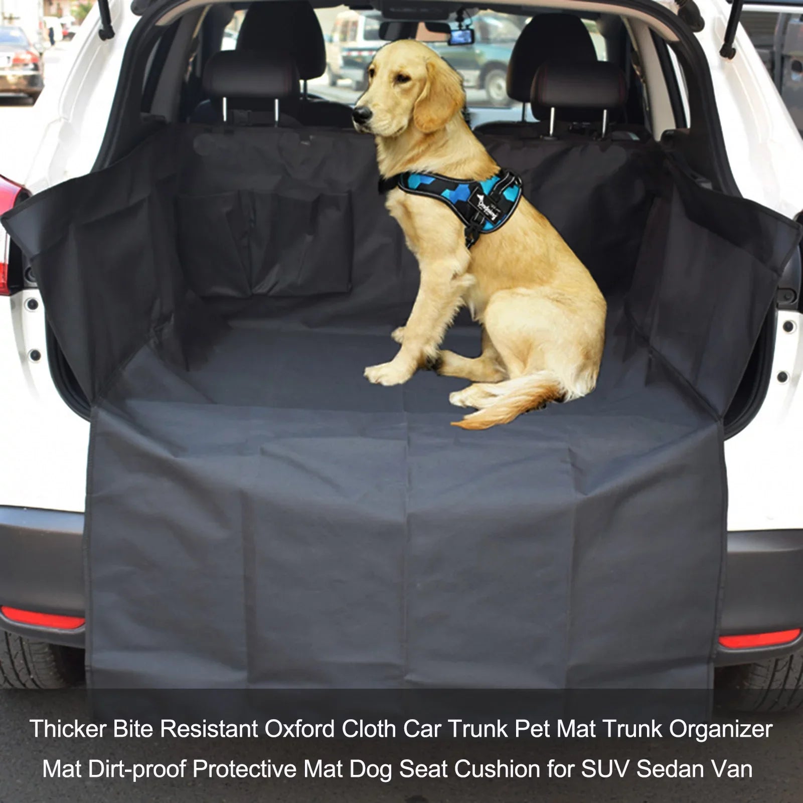 Thicker Bite Resistant Oxford Cloth Car Trunk Pet Mat Trunk Organizer Mat Dirt-Proof Protective Mat Dog Sizeeat Pillow For Sizeuv Sizeedan Van