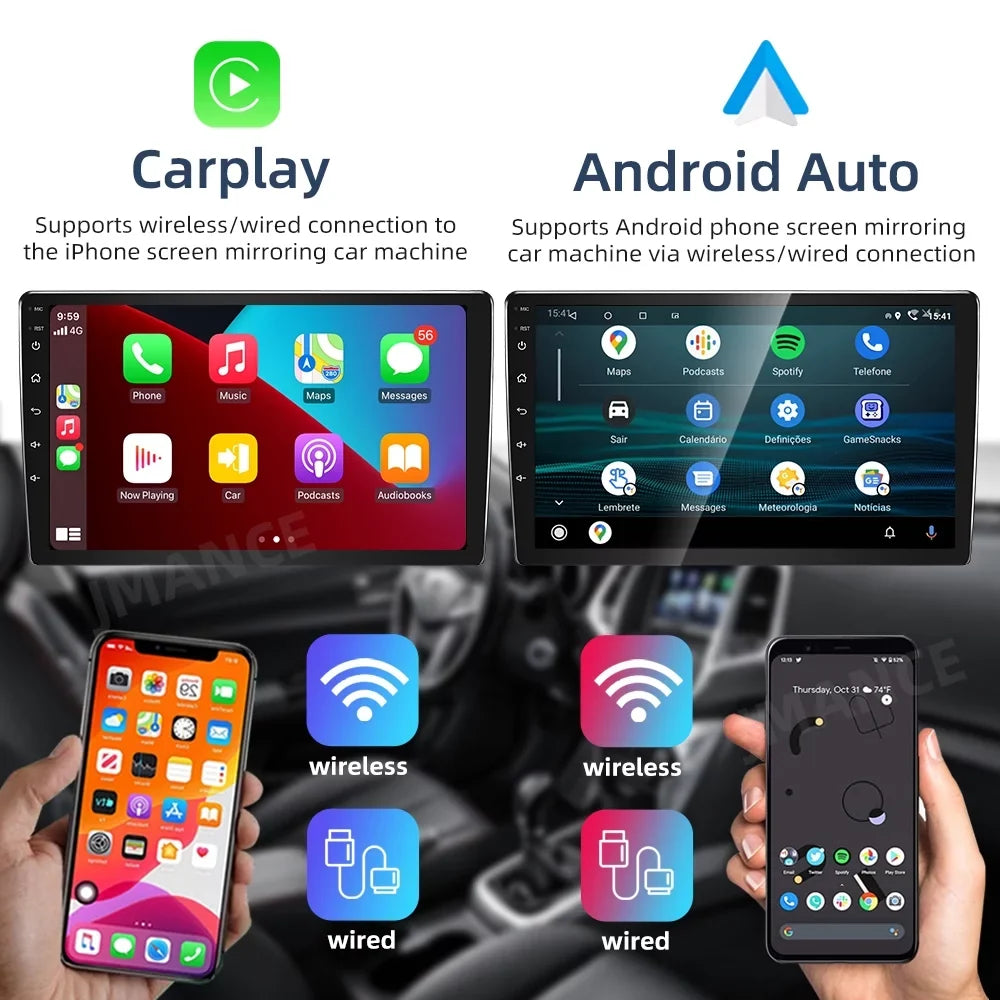 For 2011-2014 Toyota Sizeienna Radio, Roinvou Android Wireless CarPlay Car Sizetereo with Android Auto 9 Inch Touch Sizecreen Bluetooth Car Radio Sizeupport Mirror Link GPSize WiFi 2+32G