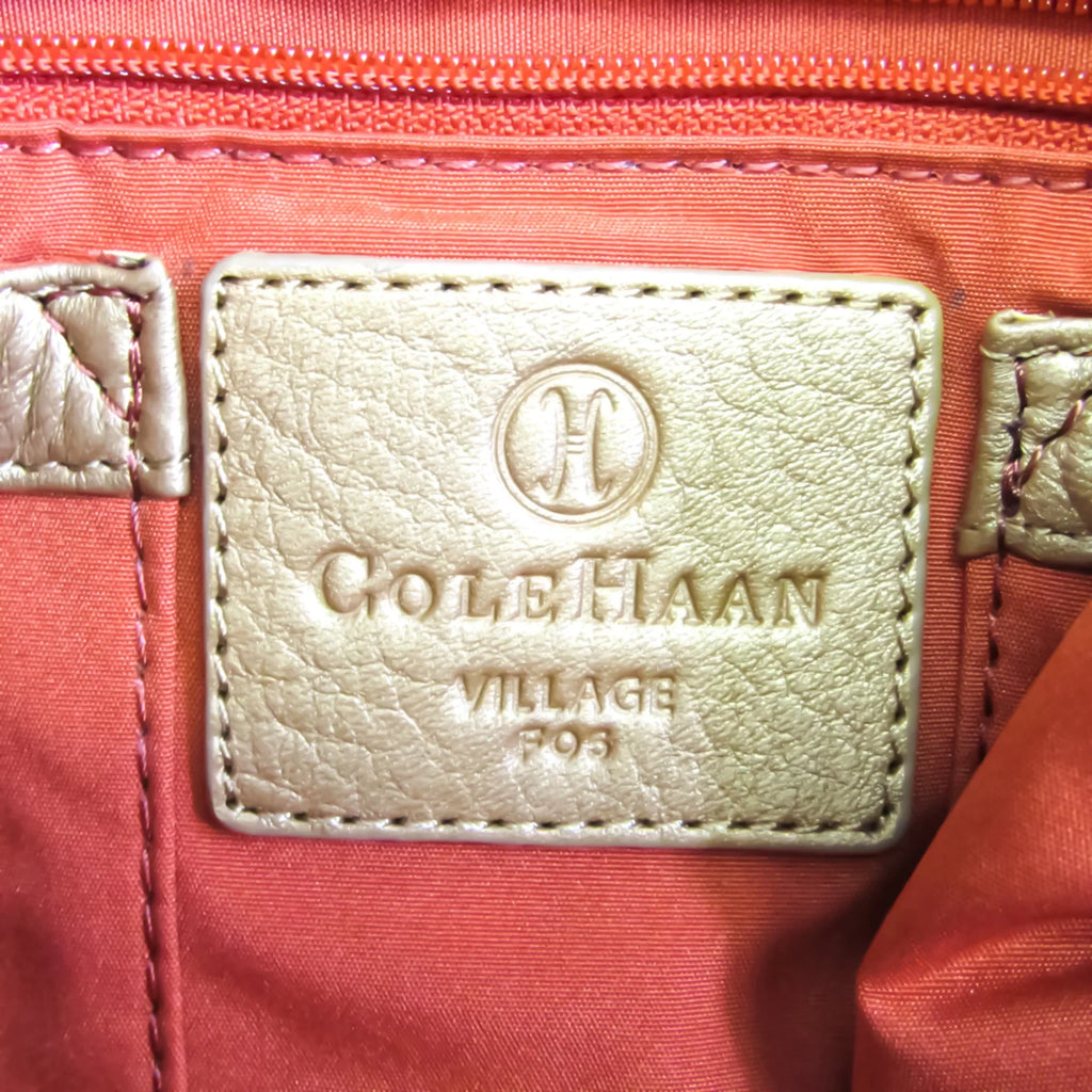 Pre-Owned Cole Haan Women's Leather Handbag Gold (Good)