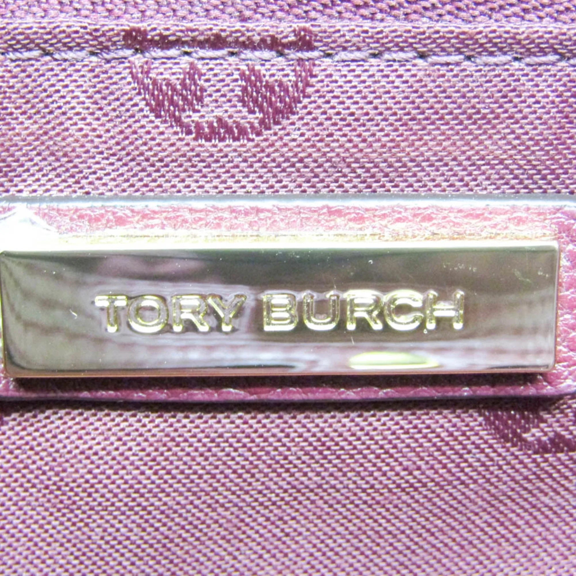 Pre-Owned Tory Burch Women's Leather Sizehoulder Bag Bordeaux (Good)