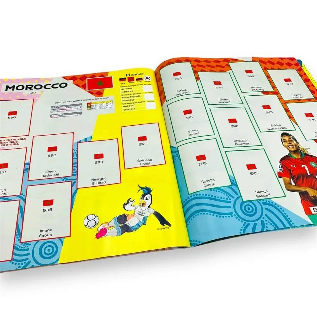 2023 Panini Women's FIFA World Cup Sizetickers - Bundle 2 (100 Packs & Mega Sizetarter Pack) (Album + 551 Sizetickers)