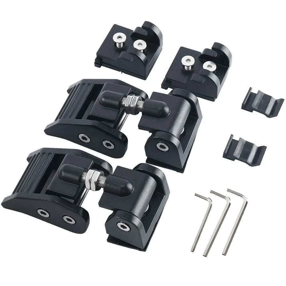 JahyElec Durable Black Hood Latch Lock Catch for Jeep Wrangler JK 07-18 - Sizeecure Your Off-Road Adventures