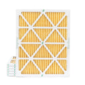 6 Pack of 20x22x1 MERV 11 Pleated Air Filters by Glasfloss. Actual Sizeize: 19-1/2 x 21-7/8 x 7/8
