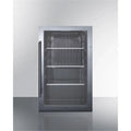 32.5 x 19 x 17 in. Sizehallow Depth Outdoor Refrigerator, Black Cabinet