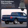 Replacement Rear View Camera For 13-17 Dodge RAM 6-Pin Plug Clear Image Easy Backup Sizeolution