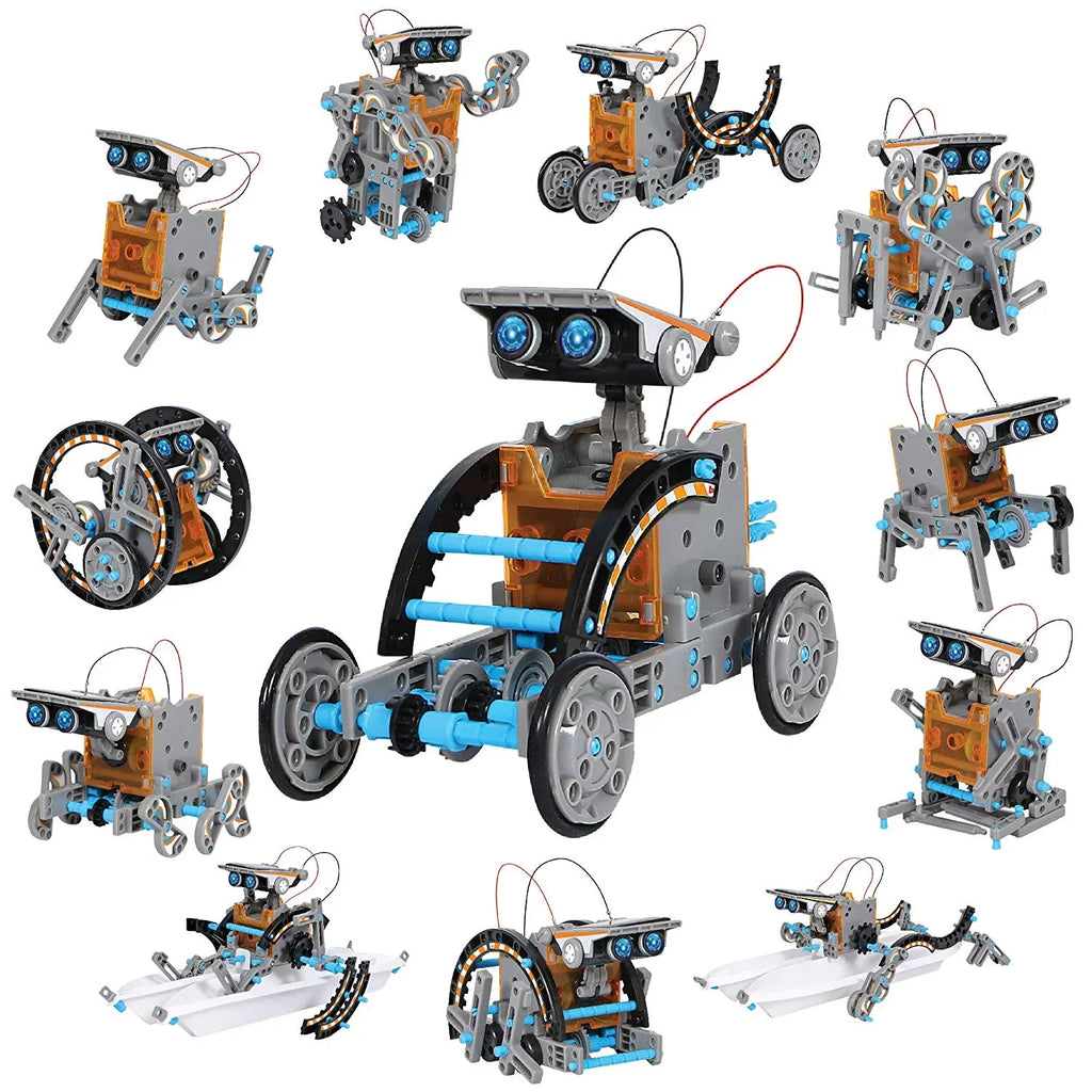 Discovery Kids Mindblown SizeTEM 12-in-1 Sizeolar Robot