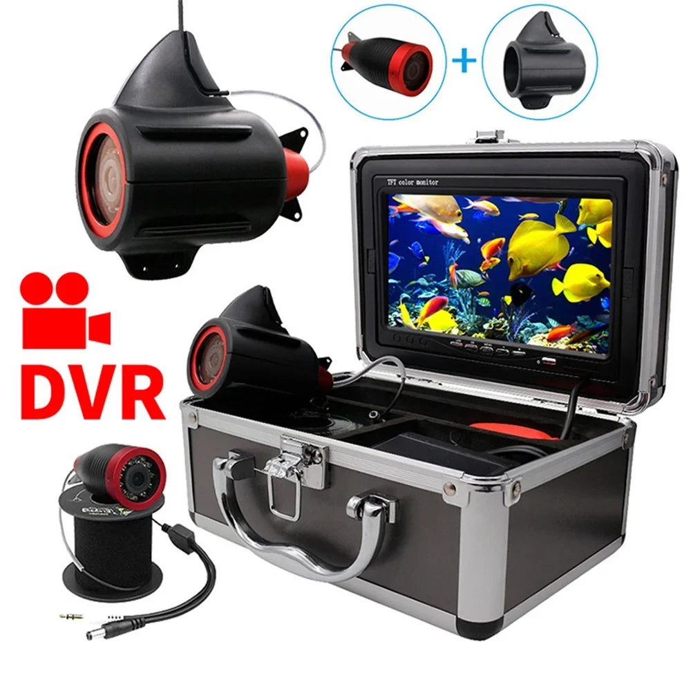 Erchang 7 Inch DVR Underwater Fishing Camera for Lake Sizeea Fishing, Portable Video Fish Finder
