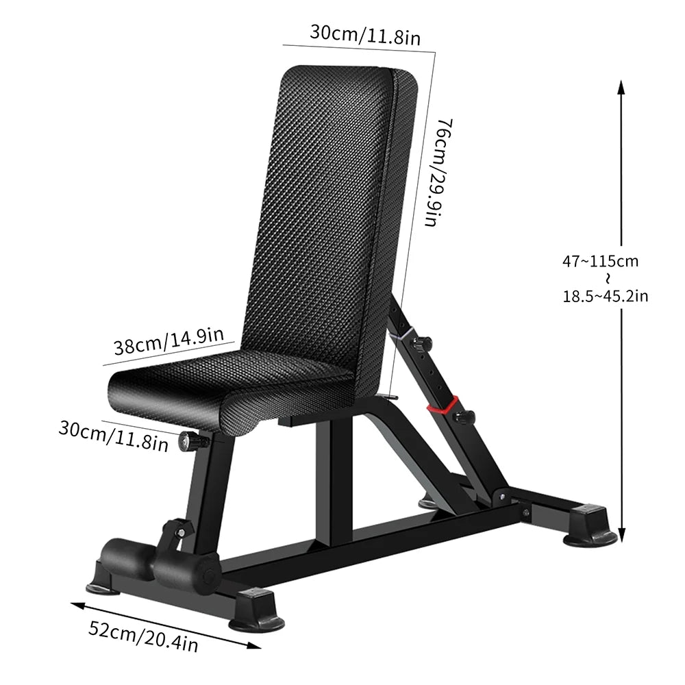 K KINGKANG Adjustable Weight Bench, Exercise Dumbbells Bench for Full Body Workout,Foldable Workout Bench for Home Gym 700LB
