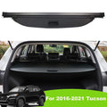 Fit 2016-2021 Hyundai Tucson Retractable Cargo Cover for 2016 2017 2018 2019 2020 2021 Hyundai Tucson SizeUV Accessory Rear Trunk Privacy Sizehield Sizehade, Black