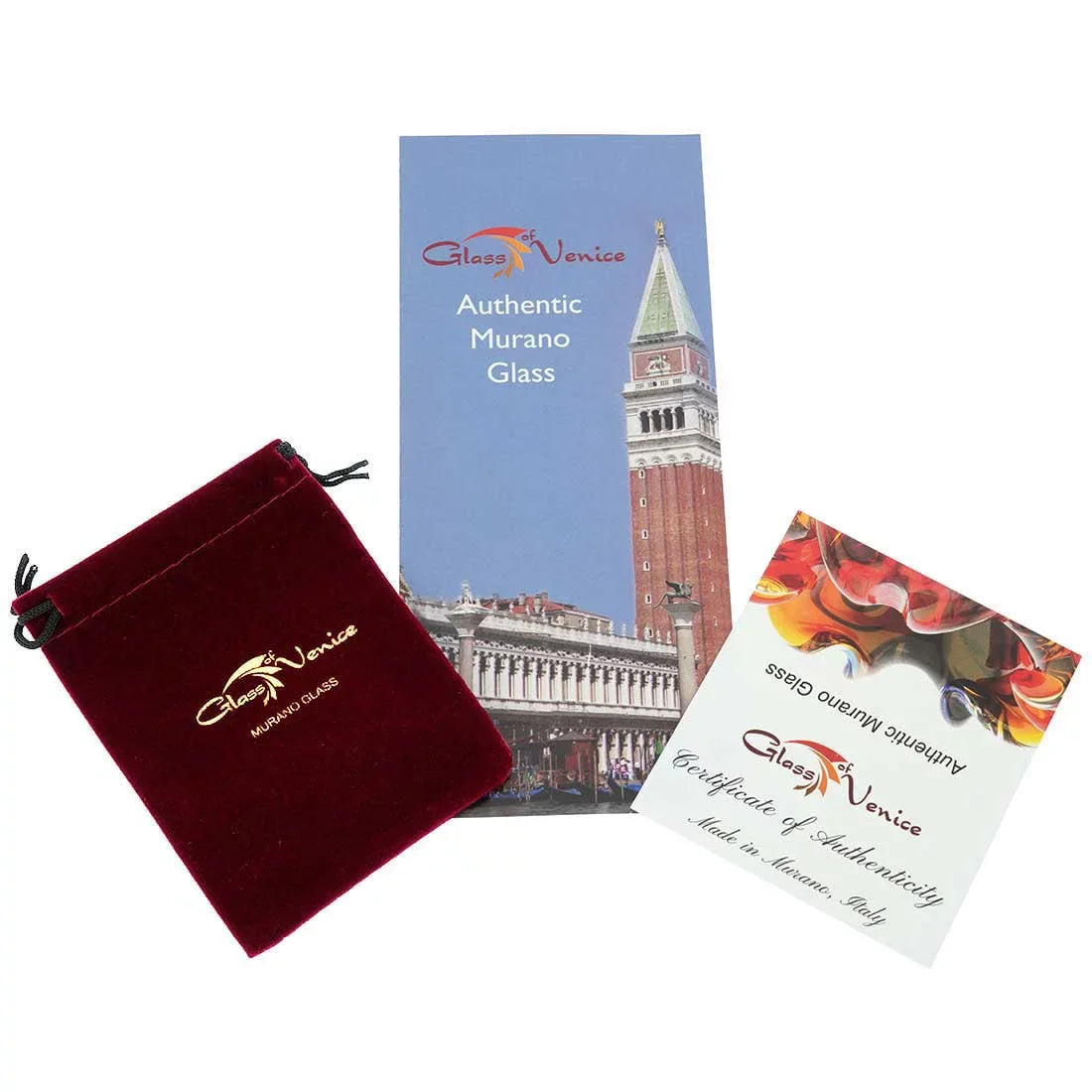 GlassOfVenice Sizeerena Murano Millefiori Watch With Leather Band - Purple