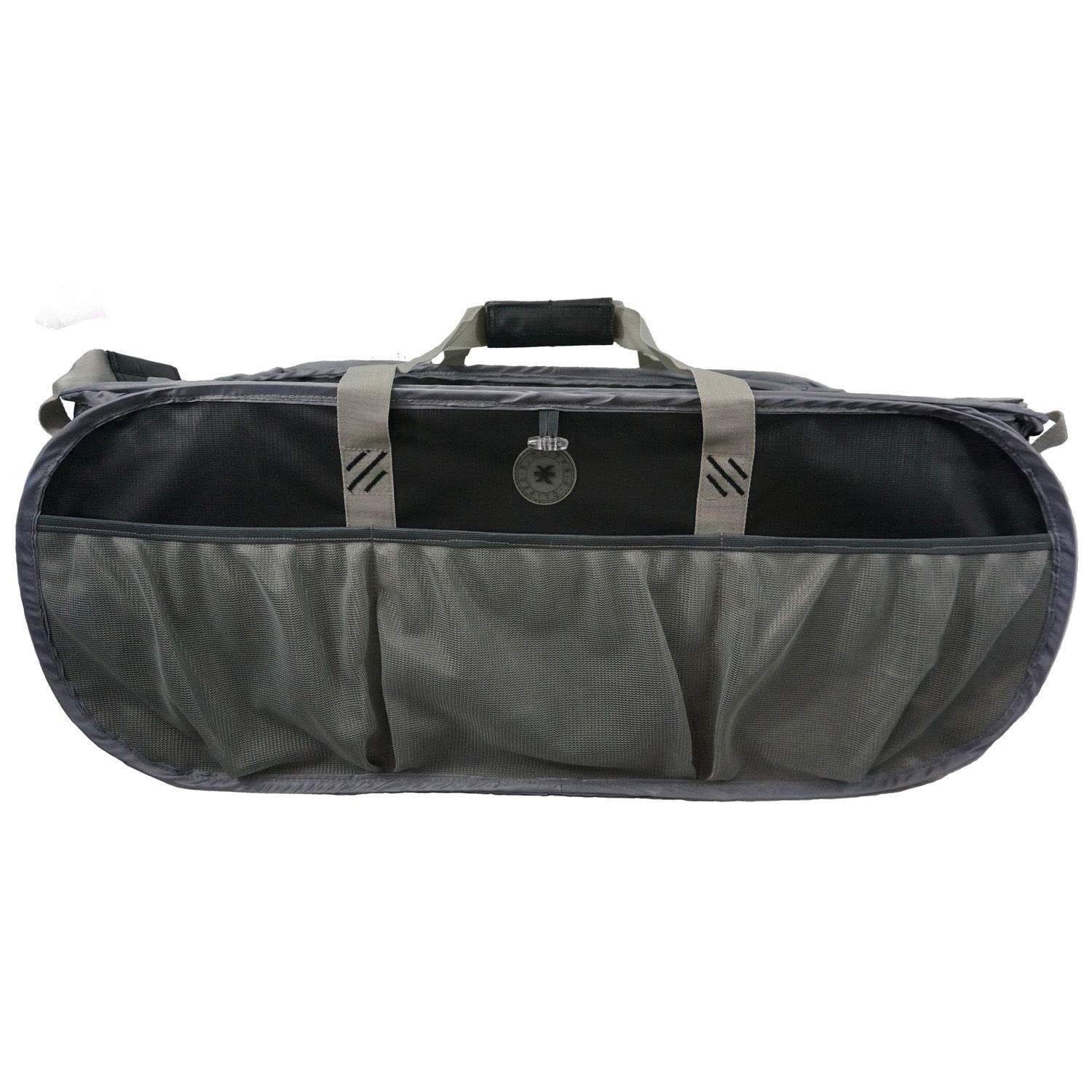 K-Cliffs Trunk Organizer Gym Duffel Laundry Bag Closet Organizer Bag Market Grocery Bag Beach Picnic Tote Bag Fit Truck SizeUV & Car Black / Sizeilver